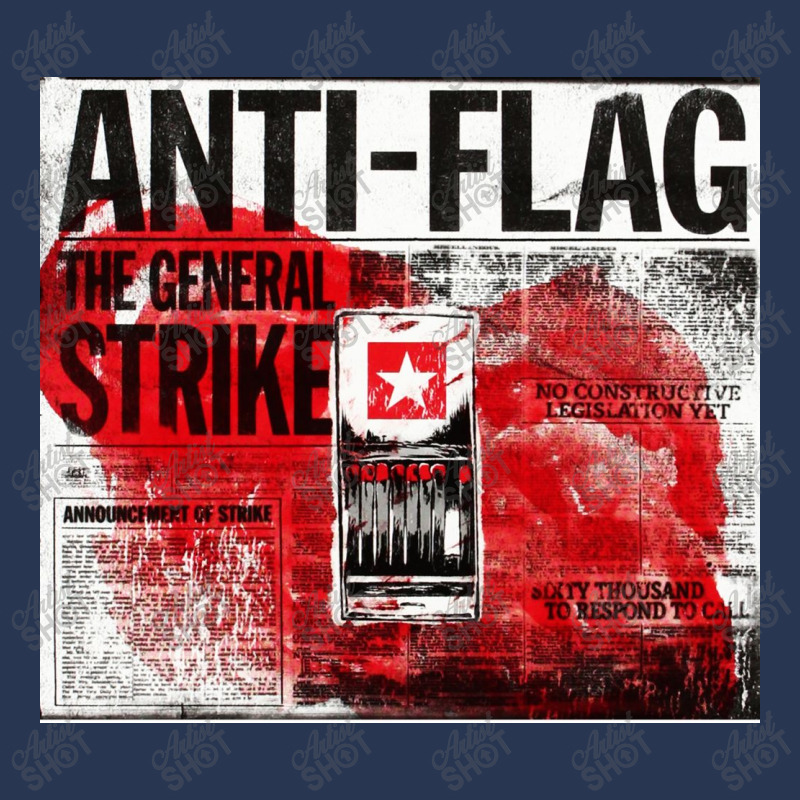 Anti Flag The General Strike Tour Dates 2022 Sukoharjo Ladies Denim Jacket by adnanbuyung | Artistshot