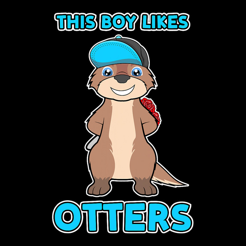 Boy Likes Otters Cool Quote Sea Otter Forest Anima Unisex Jogger | Artistshot