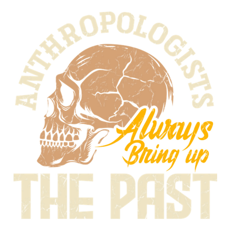 Anthropology Anthropologists Always Bring Up The Past Pun Raglan Crop Top by TresaHollen | Artistshot