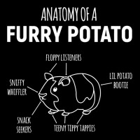 Anatomy Of A Furry Potato Guinea Pig Lover22 Long Sleeve Shirts | Artistshot