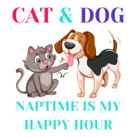 Cat And Dog Naptime Is My Happy Hour , Cat And Dog Love Raglan Crop Top | Artistshot