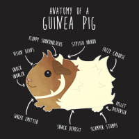 Abyssinian Guinea Pig Anatomy Funny Cute Pocket Pe T-shirt | Artistshot