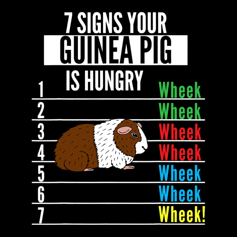 7 Signs Your Guinea Pig Is Hungry Funny Guinea Pet Pocket T-shirt | Artistshot