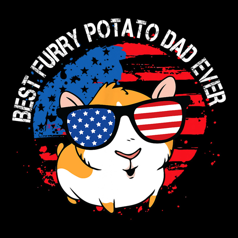 Best Furry Potato Dad Ever Funny Guinea Pig Domest Fleece Short | Artistshot