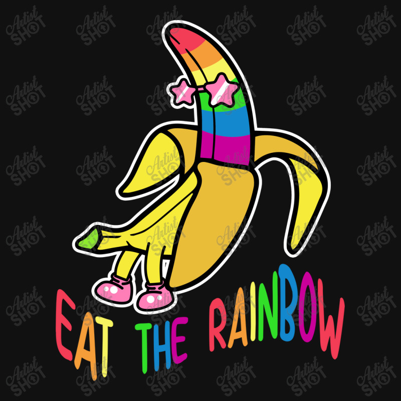 Eat The Rainbow Banana Graphic Youth T-shirt by NQ Artist | Artistshot