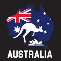 Australia Country Map Australian Kangaroo Melbourn T-shirt | Artistshot