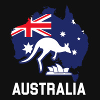 Australia Country Map Australian Kangaroo Melbourn Graphic T-shirt | Artistshot