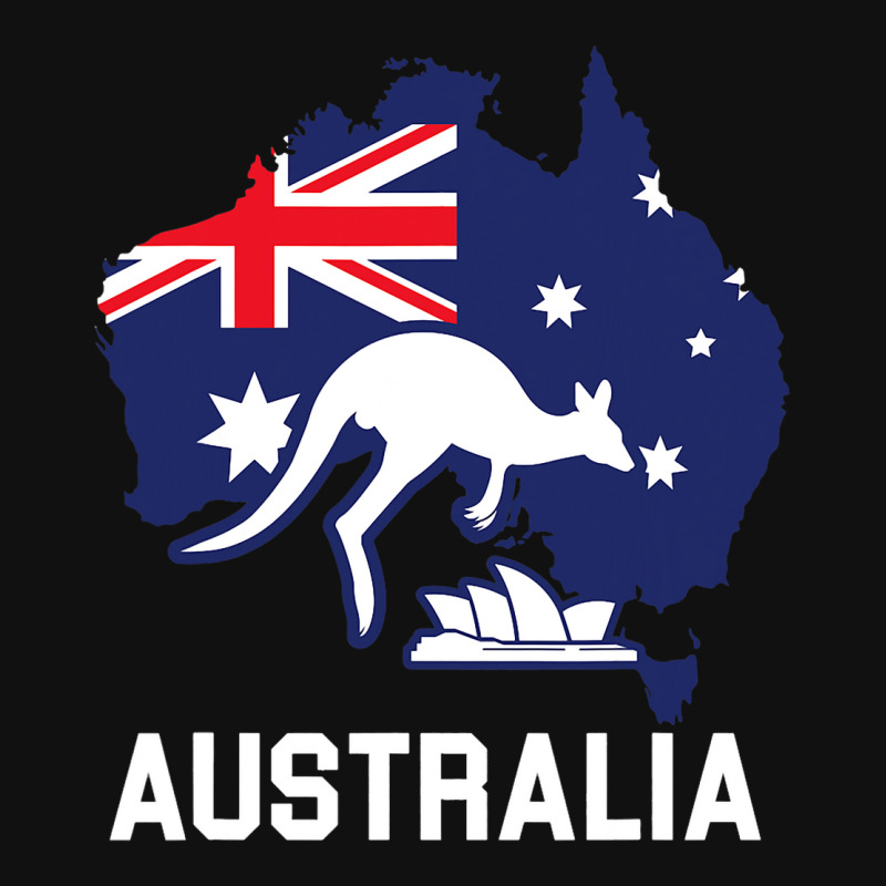 Australia Country Map Australian Kangaroo Melbourn Graphic T-shirt | Artistshot