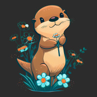 Baby Otter Flowers Otter Exclusive T-shirt | Artistshot