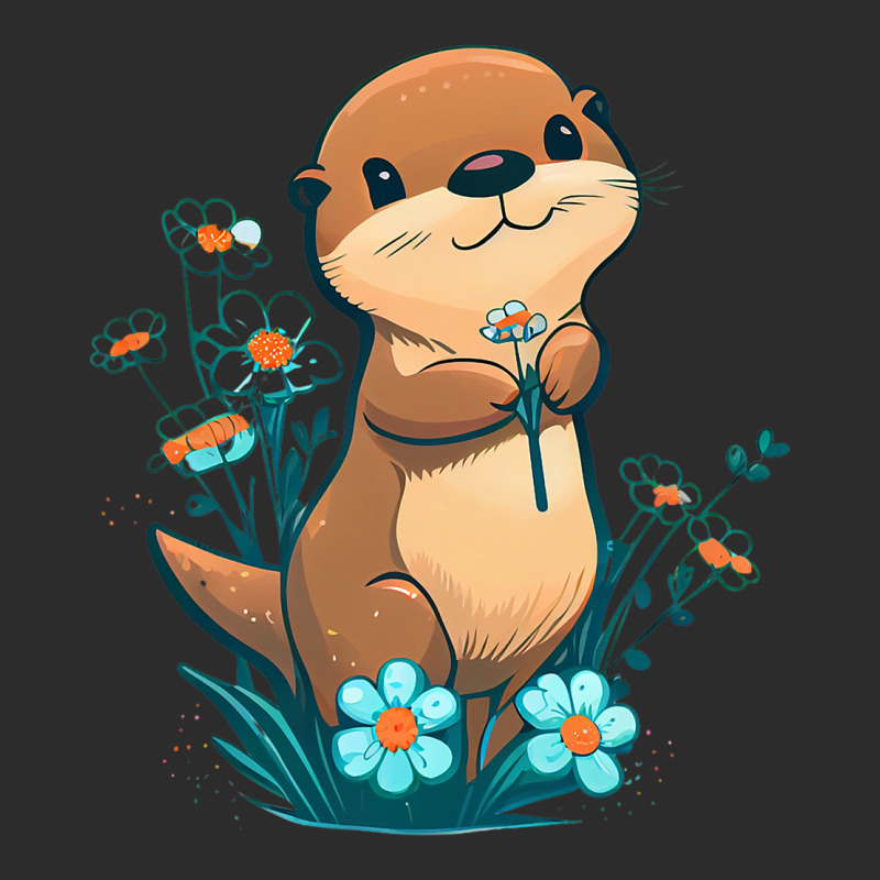 Baby Otter Flowers Otter Exclusive T-shirt | Artistshot