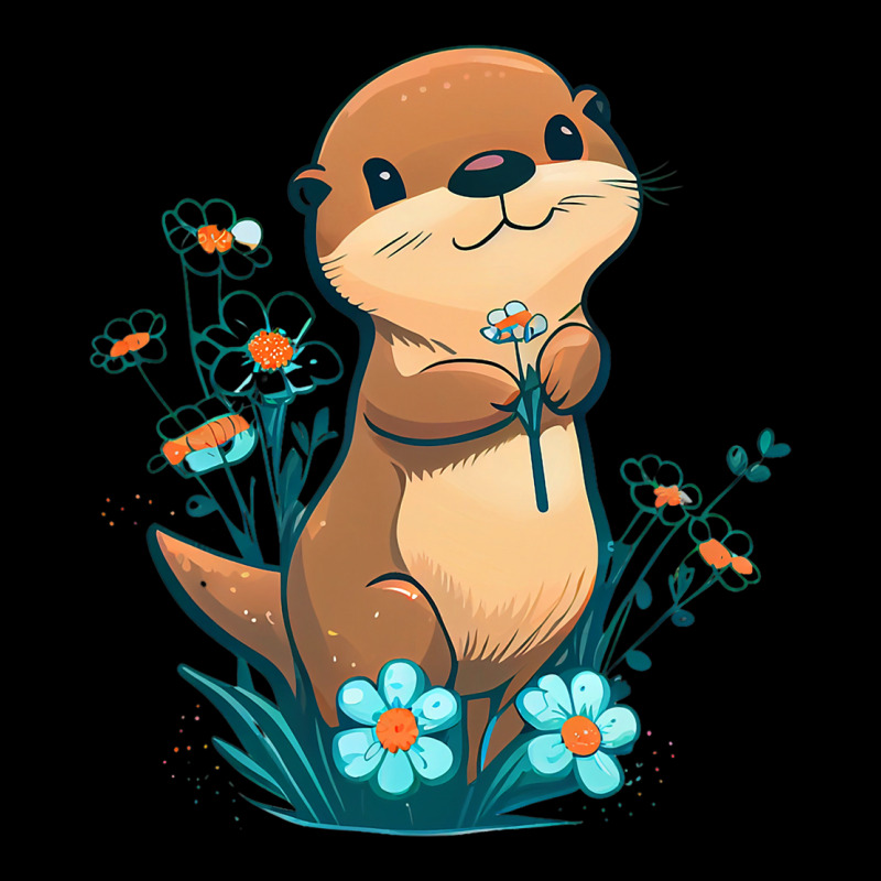 Baby Otter Flowers Otter Unisex Jogger | Artistshot