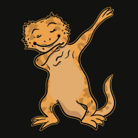 Bearded Dragon Agamid Lizard Dabbing Dance Scorecard Crop Tee | Artistshot