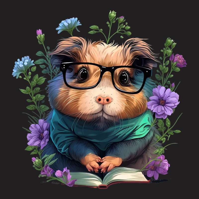 All The Cool Kids Are Reading Guinea Pig T-shirt | Artistshot