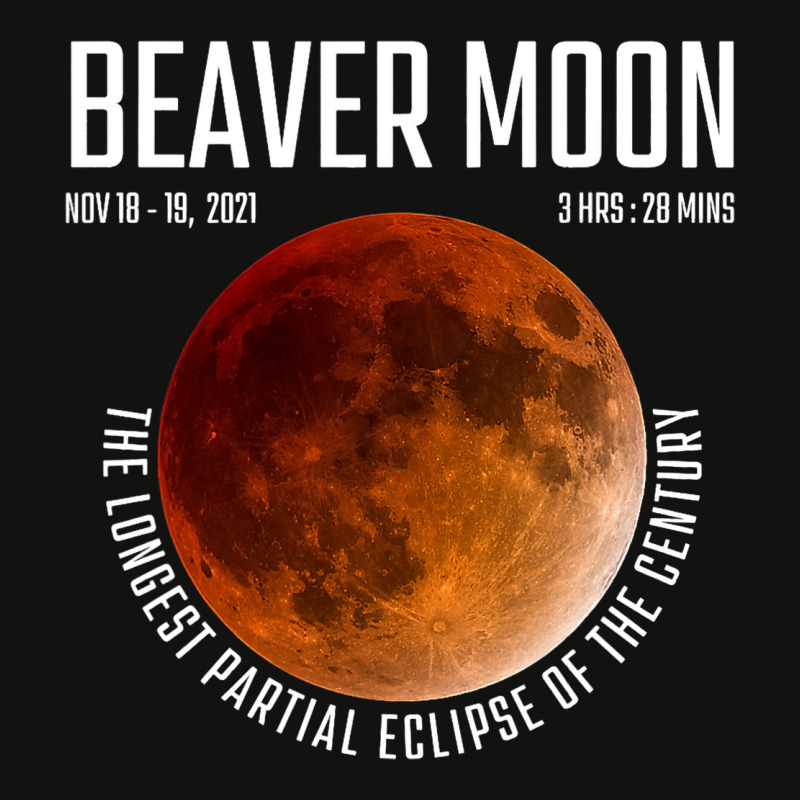 Beaver Moon The Longest Partial Lunar Eclipse Scorecard Crop Tee by NariahPringle | Artistshot