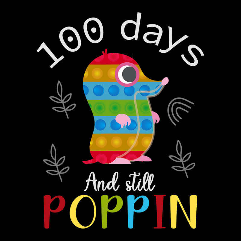 100 Days And Still Poppin Mole Shirt 100th Day Kid Pocket T-shirt | Artistshot