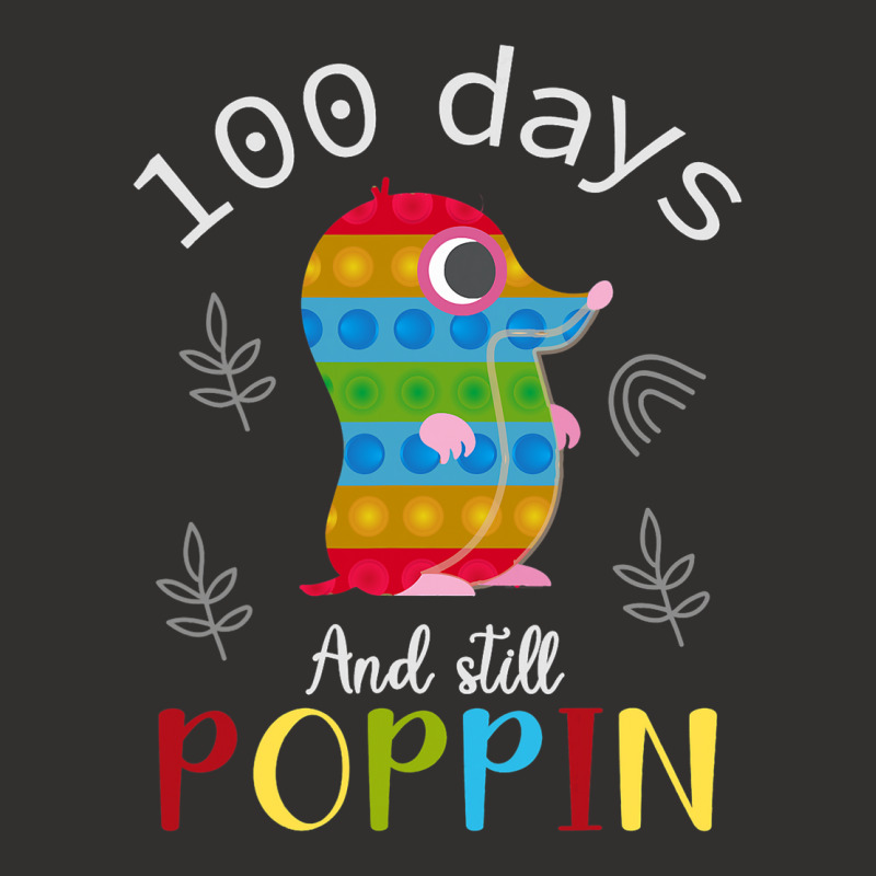 100 Days And Still Poppin Mole Shirt 100th Day Kid Champion Hoodie | Artistshot