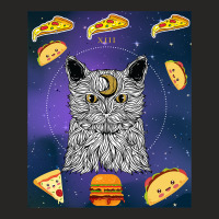 Astronaut Space Moon Cat Taco Pizza Burger Kitten  Ladies Fitted T-shirt | Artistshot