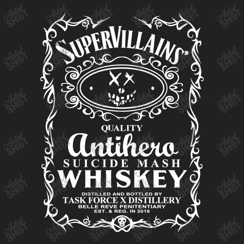 Supervillains Whiskey T-shirt Basic T-shirt by time5803 | Artistshot