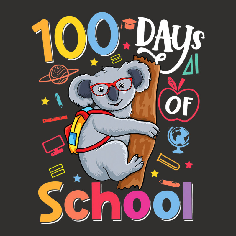 100 Days Smarter Cute Hanging Koala 100 Days Of Sc Champion Hoodie | Artistshot