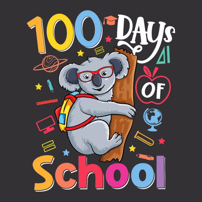 100 Days Smarter Cute Hanging Koala 100 Days Of Sc Vintage Hoodie And Short Set | Artistshot