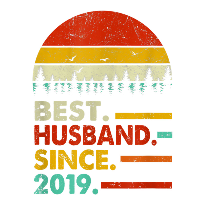 Mens 2 Year Wedding Anniversary Gift Him Best Husband Since 2019 Raglan Crop Top | Artistshot