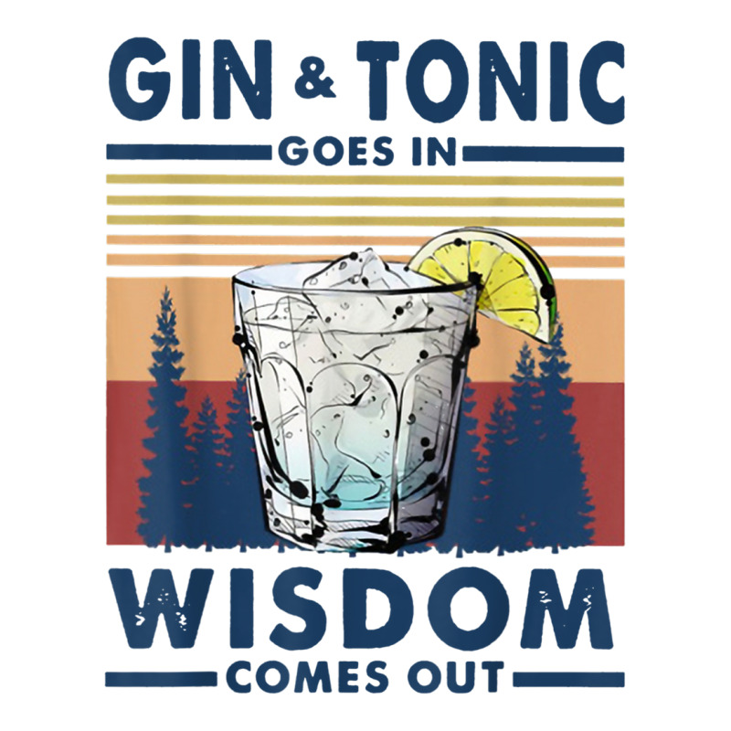 Gin Goes In Wisdom Comes Out And Tonic Raglan Crop Top by VirginiaLynetteScott | Artistshot