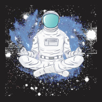 Astronaut Yoga Designs Meditates Sp T  Shirt Yoga Astronaut Meditates T-shirt | Artistshot