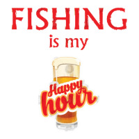 Fishing Is My Happy Hour Man Raglan Crop Top | Artistshot