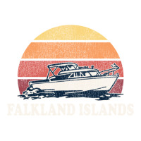 Falkland Islands Vintage Boating 70s Retro Boat Design Long Sleeve Raglan Crop Top | Artistshot