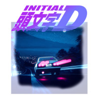 Initial D Neon Ae86 Raglan Crop Top | Artistshot