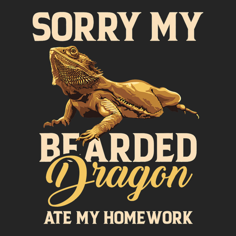 Bearded Dragon Cute Lizard Beardie Ate My Homework Unisex Hoodie | Artistshot