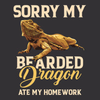 Bearded Dragon Cute Lizard Beardie Ate My Homework Vintage Short | Artistshot