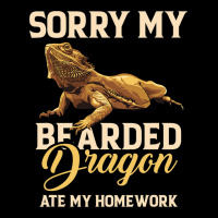 Bearded Dragon Cute Lizard Beardie Ate My Homework Lightweight Hoodie | Artistshot