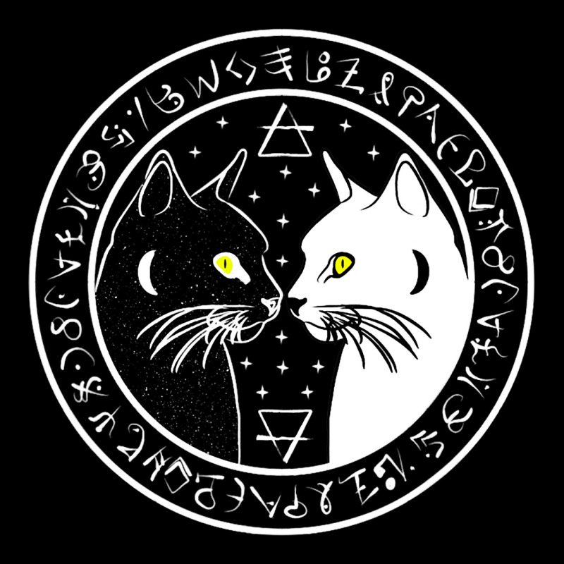 Black Cat Witch Wicca Crescent Moon Norse Rune Pag Unisex Jogger | Artistshot