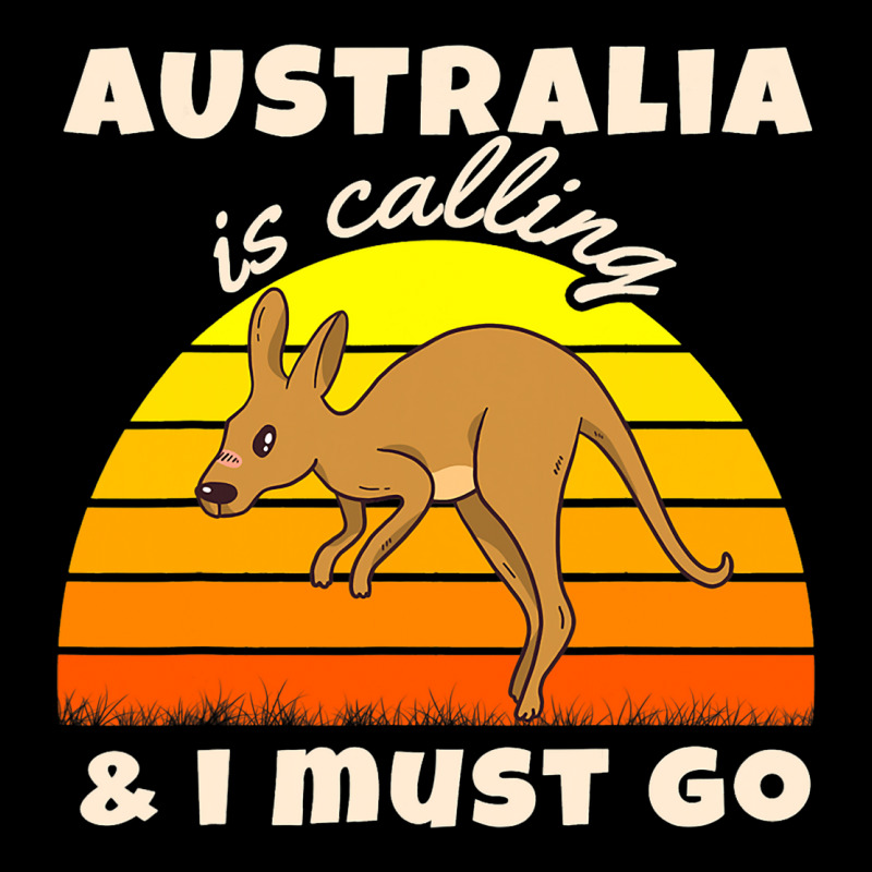 Australia Is Calling Kangaroo Backpacker Travel Zipper Hoodie | Artistshot