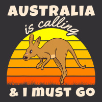 Australia Is Calling Kangaroo Backpacker Travel Vintage Hoodie And Short Set | Artistshot