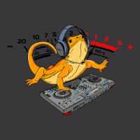 Bearded Dragon Dj Sound Tech Headphone Music Lizar Ladies Curvy T-shirt | Artistshot