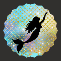 Black Mermaid Silhouette On Rainbow Scales Champion Hoodie | Artistshot