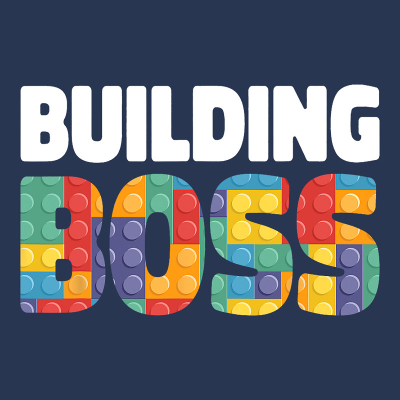 Building Boss Brick Builder Kids Block Building Men Denim Jacket | Artistshot