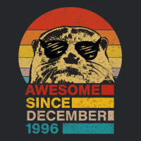 Awesome Since December 1996 Otter 25 Year Old Birt Crewneck Sweatshirt | Artistshot