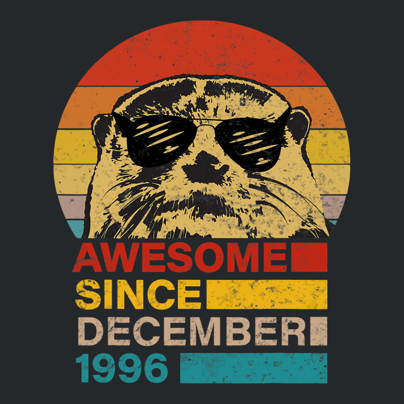 Awesome Since December 1996 Otter 25 Year Old Birt Crewneck Sweatshirt | Artistshot