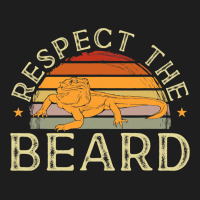 Bearded Dragon Funny Reptile Lizard Respect Th Bea Classic T-shirt | Artistshot