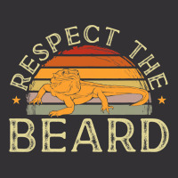 Bearded Dragon Funny Reptile Lizard Respect Th Bea Vintage Short | Artistshot