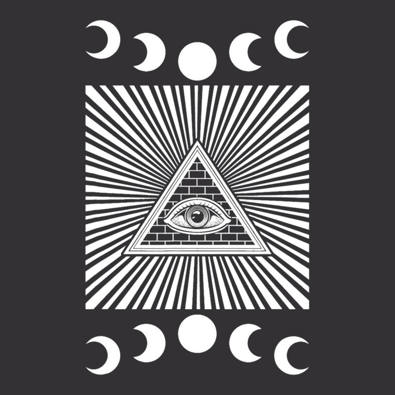 Blackcraft All Seeing Eye Pyramid Moon Phases Wicc Vintage Short | Artistshot