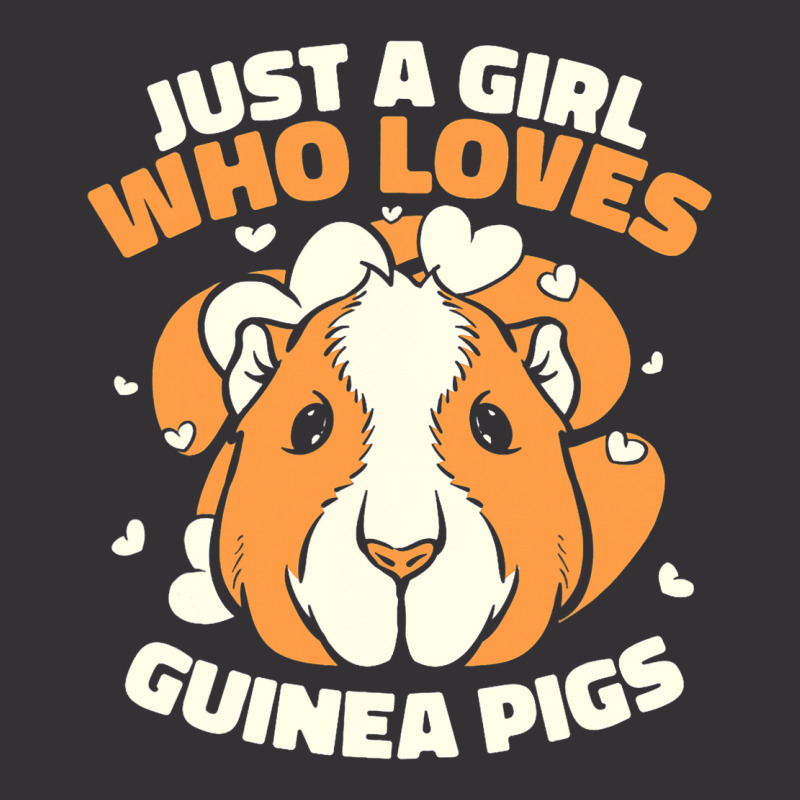 A Girl Who Lives Guinea Pigs Long Hair Guinea Pigs Vintage Hoodie And Short Set | Artistshot