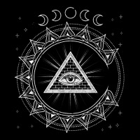 Blackcraft Moon Phases Pagan Gothic Occult All See Women's V-neck T-shirt | Artistshot