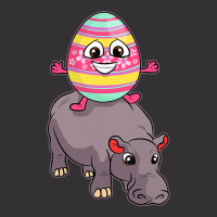 Easter Egg Riding Hippo Easter Day Cute Hippopotam Vintage Hoodie | Artistshot