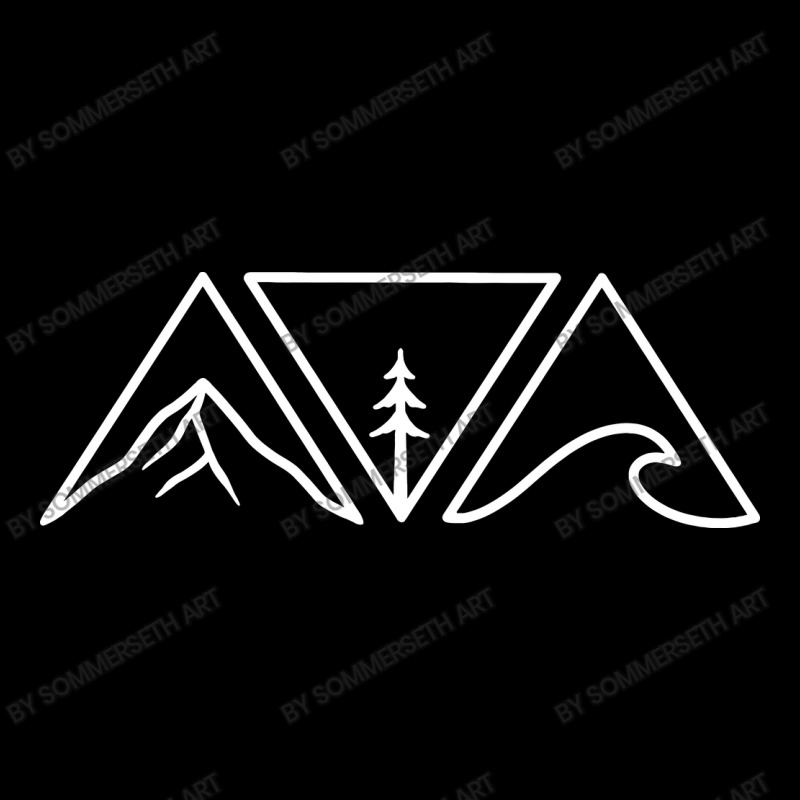 Nature Triangles - White Version Youth Hoodie by Sommerseth Art | Artistshot