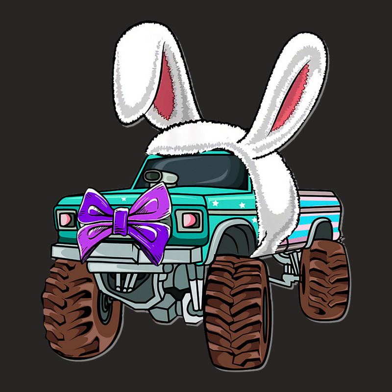 Easter Eggs Hunter Bunny Tractor Happy Easter Day Ladies Fitted T-shirt | Artistshot