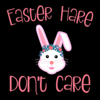 Easter Hare Dont Care Bad Hair Day Rabbit Pun Joke Women's V-neck T-shirt | Artistshot